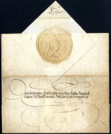 Cover 1566, Kaiserbrief Vom 13. Juni An Den Probst Des Gotteshauses Herzogenburg, Zwei Seiten Text Und Eigenhändige Unte - ...-1850 Vorphilatelie