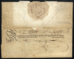 Cover 1615, Schnörkelbrief Der Hofkanzlei Des Kaisers Matthias (von 1612-1619 Kaiser Des Römischen Reiches Deutscher Nat - ...-1850 Vorphilatelie