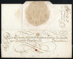 Cover 1697, Schnörkelbrief Von Wien Am 3. July An Den Probst Zu Diernstein, Zwei Seiten Text Von Der Hofkanzlei Des Leop - ...-1850 Vorphilatelie