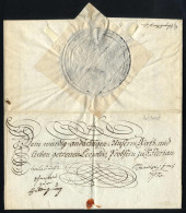 Cover 1792, Brief Der Hofkanzlei Von Wien Am 10. April An Den Probst Zu St. Florian, Zwei Seiten Gedruckter Text Des Fra - ...-1850 Vorphilatelie