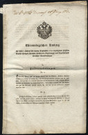 Cover 1800/1819, Fünf Dokumente Betreff Postwesen, U.a. über Transit Porti Für Briefe über Das Kgr. Bayern Nach Österrei - ...-1850 Vorphilatelie