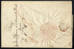 Cover 1806, Schnörkelbrief Der Wiener Landesregierung Am 6. März An Den Pfarrer Zu Lichtenwörth Wenzel Sümmer, Eine Seit - ...-1850 Vorphilatelie
