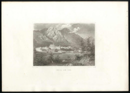 Hall, Innsbruck Und Landeck, Drei Stiche Von Lange/Riegel Aus "Das Kaiserthum Österreich" C. Neuland, Frankfurt Am Main  - ...-1850 Vorphilatelie