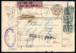 Cover 1904, WIEN, Postbegleitadresse, Mit 3(4) Kronen Frankiert, Gesendet Nach Mexiko, Bedarfserhaltung, ANK Nr. 83(3),  - Autres & Non Classés