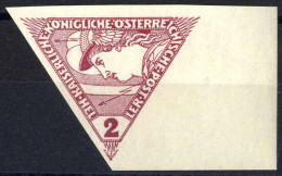 ** 1916, 2 Heller Eilmarke Mit Leerfeld Rechts In Halber Markengröße, Ungezähnt", ANK 217U - Autres & Non Classés