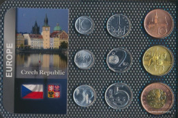 Czech Republic Stgl./unzirkuliert Kursmünzen Stgl./unzirkuliert From 1993 10 Haleru Until 50 Korun - Tsjechië