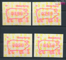Hongkong ATM10 (00.80,01.30,01.90,02.40 Nominale) Postfrisch 1995 Schwein (10655571 - Unused Stamps