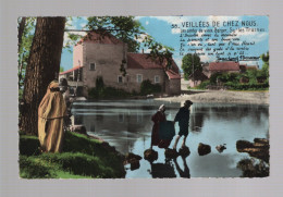 CPSM - Folklore - Veillées De Chez Nous - N°56 - Les Contes Du Vieux Berger - Su' Les Traines - Circulée En 1959 - People