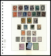 O Brasilien 1844/1900 Ca., Schöne Gestempelte Sammlung Auf Blättern Mit Besseren Marken, Abbildungen Siehe Onlinekatalog - Autres - Amérique