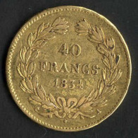 40 Francs, 1834A, Gold, Fein 11,61 Gr., Kratzer, C207.1, Ss - Altri & Non Classificati