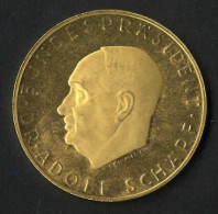 Goldmedaille Adolf Schärf, Fein 19,3 Gr., PP - Non Classés