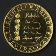 Goldmedaille Staatsvertrag 1955, Fein 13,96 Gr., PP - Non Classés