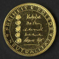 Goldmedaille Staatsvertrag 1955, Fein 3,44 Gr., PP - Non Classés