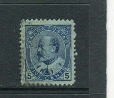 CANADA - Y&T N° 80° - Edouard VII - Used Stamps