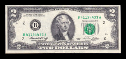 Estados Unidos United States 2 Dollars 1976 Pick 461 B - New York NY Mbc Vf - Non Classificati