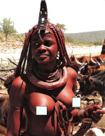Nanibie Namibia Himba Woman 2( Scan Recto Verso ) Nono0002 - Namibia