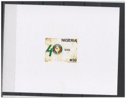 Nigeria 2015 Scarce Proof EPREUVE DE LUXE Emission Commune Joint Issue CEDEAO ECOWAS 40 Ans 40 Years - Emissions Communes