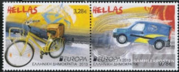 Greece 2710A-2711A Couple (complete Issue) Unmounted Mint / Never Hinged 2013 Postfahrzeuge - Unused Stamps