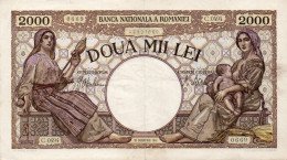 ROMANIA 2000 LEI - 18 NOEMVRIE 1941  P-53a.1 - Romania