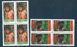 Brasil (Brazil) - 1991 - Block Of 4: Indians - Yv 2016/17 - Neufs