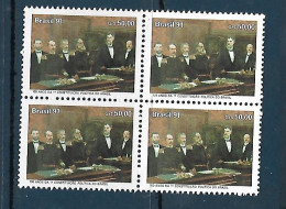 Brasil (Brazil) - 1991 - Block Of 4: 100 Years Of The 1st Constitution Of Brazil - Yv 2036 - Neufs