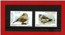 ANDORRE  ESPAGNOL - 2002 - Y&T N°277/278 - MI N°287/288 - TIMBRES NEUFS ** - MNH - OISEAUX - Ongebruikt
