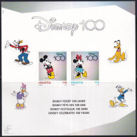 MiNr. 2887 - 2888 (Block ?) Schweiz 2023, 9. Nov. 100 Jahre Walt Disney Company - Postfrisch/**/MNH - Disney