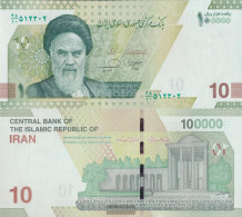 Iran (Persia) Pick-number: W163, Signature 46 Uncirculated 2021 10 Toman (100.000 Rials) - Iran