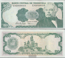 Venezuela Pick-number: 63f Uncirculated 1998 20 Bolivares - Venezuela