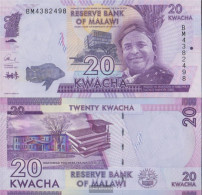 Malawi Pick-number: 63d Uncirculated 2017 20 Kwacha - Malawi