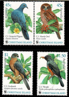 Christmas Island 2002 Birds WWF  Set Of 4 MNH  (MS709H) - Christmas Island