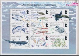 Britische Gebiete Antarktis 674-682 Kleinbogen (kompl.Ausg.) Postfrisch 2014 Antarktische Nahrungskette (10701806 - Neufs