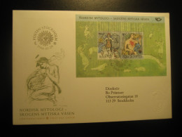 STOCKHOLM 2006 Nordic Mythology Mythologie Siren Woodland Animals FDC Cancel Cover SWEDEN - Mythology