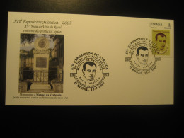O ROSAL Pontevedra 2007 M. Ventosela Poetry Vino De Rosal Wine Enology Drink Tu Sello Private Stamp Cancel Card SPAIN - Vins & Alcools
