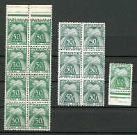 BS225 Bel Ensemble De Timbres De Divers Pays + France Taxes N° 80 + 88 + 89 ** Cote 460 Euros . A Saisir !!! - Collections (with Albums)