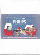 Buvard Ancien Bonnes Lampes "Philips" Durée Garantie - Electricity & Gas