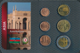 Aserbaidschan 2006 Stgl./unzirkuliert Kursmünzen 2006 1 Qapik Bis 50 Qapik (10678119 - Azerbeidzjan