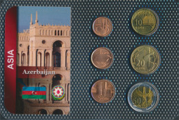 Aserbaidschan 2006 Stgl./unzirkuliert Kursmünzen 2006 1 Qapik Bis 50 Qapik (10678123 - Azerbeidzjan