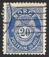 Norwegen, 1893, Mi.-Nr. 57A, Gestempelt - Gebruikt