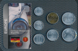 DDR Stgl./unzirkuliert Kursmünzen Stgl./unzirkuliert 1958-1990 1 Pfennig Bis 2 Mark (10678343 - Mint Sets & Proof Sets
