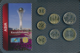 Kasachstan Stgl./unzirkuliert Kursmünzen Stgl./unzirkuliert Ab 1997 1 Tenge Bis 100 Tenge (10678392 - Kazakhstan
