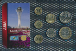 Kasachstan Stgl./unzirkuliert Kursmünzen Stgl./unzirkuliert Ab 1997 1 Tenge Bis 100 Tenge (10678396 - Kazakhstan