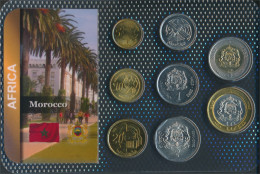 Marokko 2002 Stgl./unzirkuliert Kursmünzen 2002 5 Santimat Bis 10 Dirhams (10678482 - Maroc