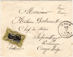 ✉ 1914, Belgium, Unfranked Envelope Sent From Roux May 29, 1914 To Sofumwango In Belgian Congo Where It Arrived June16,  - Altri & Non Classificati