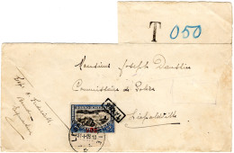 ✉ 1923, Belgian Congo, Unfranked Envelope, Written In Equateur And Sent From  Coquilhatville January 26, 1923 To Leopold - Altri & Non Classificati