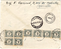 ✉ 1936, Belgium, Airmail Envelope Franked At 7,50fr, Sent From Brussels June 8, 1936 To Leopoldville / Belgian Congo. Vi - Altri & Non Classificati