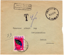 ✉ 1963, Republic Of Congo, Unfranked Envelope, Sent From Inkisi-C June 15, 1963 To The Town, Rate For Domestic Cover Sen - Altri & Non Classificati