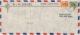 ✉ 1949, Ruanda Urundi, Envelope Franked With 50c Green (perf. 14x14 1/2) And 2fr Orange (perf. 14x14 1/2) Belgian Congo  - Autres & Non Classés