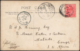 ✉ 1904, Great Britain, Picture Postcard, Franked With One Penny KEVII (Y&T 107), Sent From Lewis February 18, 1904 To Ma - Altri & Non Classificati