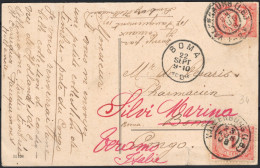 ✉ 1908, Netherlands, Picture Postcard, Franked With (2x) 1c And (1x) 2 1/2 (on View Side And Not Cancelled) (Y&T 66 And  - Altri & Non Classificati